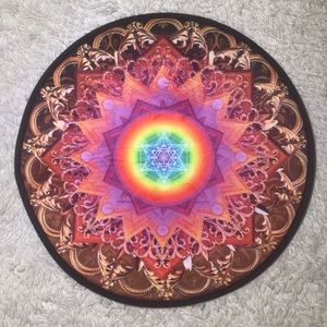 Archangel Metatron‘s cube mandala singing bowl pad altar cloth or tarot card mat